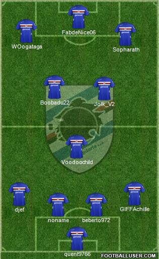 Sampdoria Formation 2013