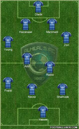 Al-Hilal (KSA) Formation 2013