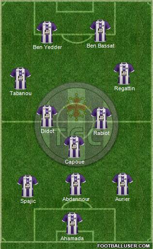 Toulouse Football Club Formation 2013