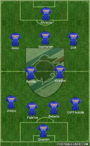 Sampdoria Formation 2013