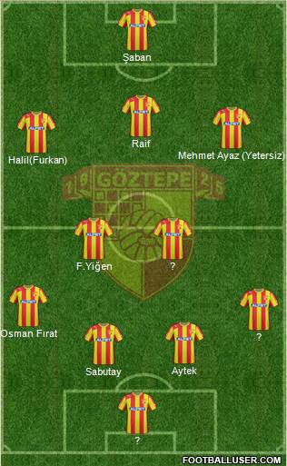 Göztepe A.S. Formation 2013