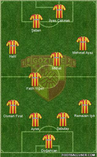 Göztepe A.S. Formation 2013