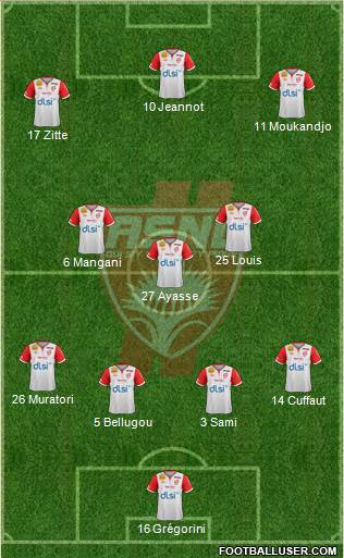 A.S. Nancy Lorraine Formation 2013