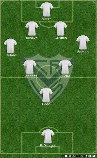 Vélez Sarsfield Formation 2013