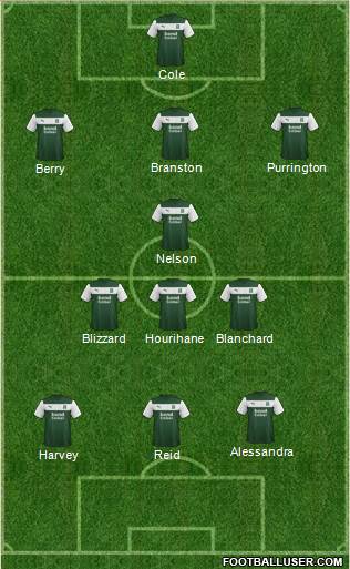 Plymouth Argyle Formation 2013