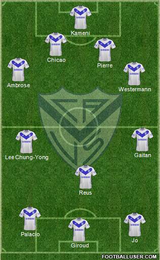 Vélez Sarsfield Formation 2013