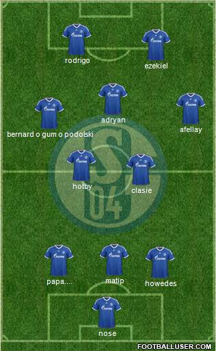 FC Schalke 04 Formation 2013