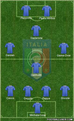 Italy Formation 2013