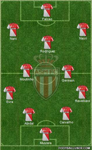 AS Monaco FC Formation 2013