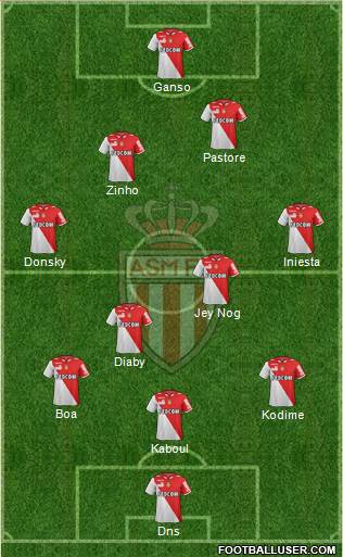 AS Monaco FC Formation 2013