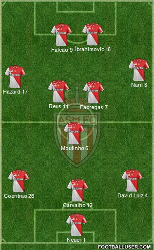 AS Monaco FC Formation 2013