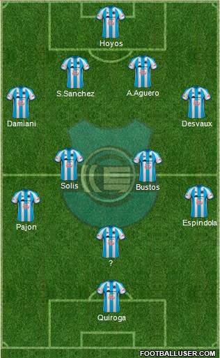 Gimnasia y Esgrima de Jujuy Formation 2013