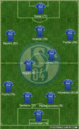 FC Schalke 04 Formation 2013