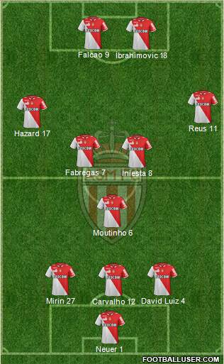 AS Monaco FC Formation 2013