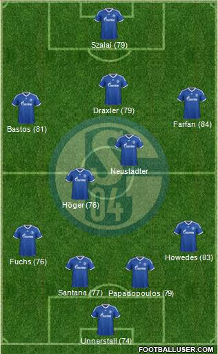 FC Schalke 04 Formation 2013