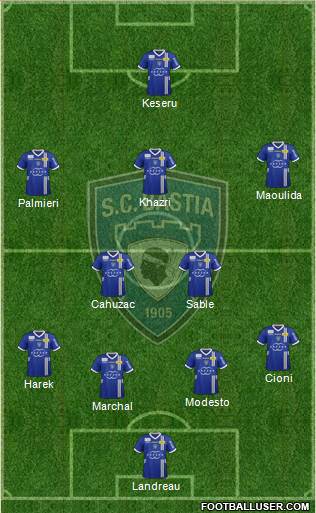 Sporting Club Bastia Formation 2013