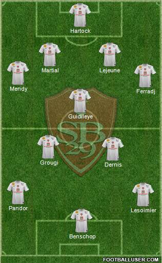 Stade Brestois 29 Formation 2013