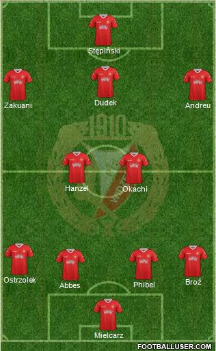 Widzew Lodz Formation 2013