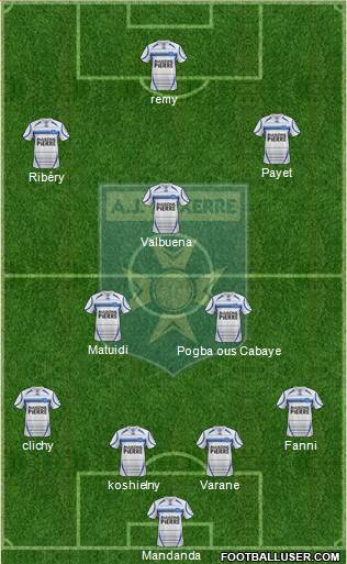 A.J. Auxerre Formation 2013