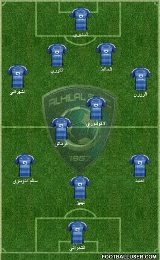 Al-Hilal (KSA) Formation 2013