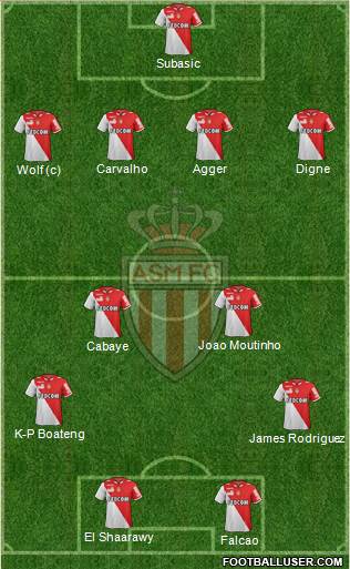 AS Monaco FC Formation 2013