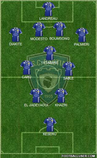 Sporting Club Bastia Formation 2013