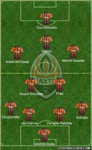 Shakhtar Donetsk Formation 2013