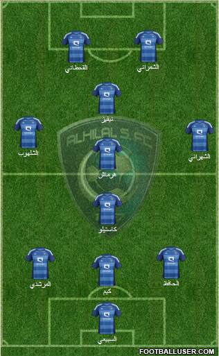 Al-Hilal (KSA) Formation 2013