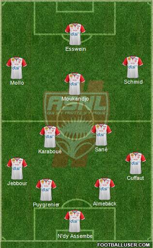 A.S. Nancy Lorraine Formation 2013