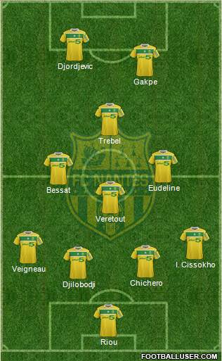 FC Nantes Formation 2013