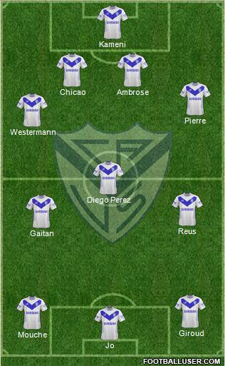 Vélez Sarsfield Formation 2013