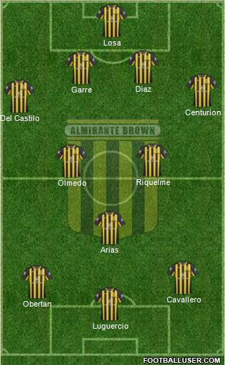 Almirante Brown Formation 2013