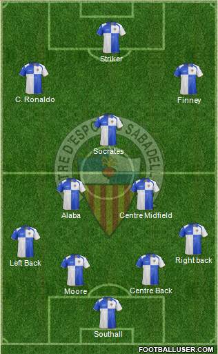 C.E. Sabadell Formation 2013