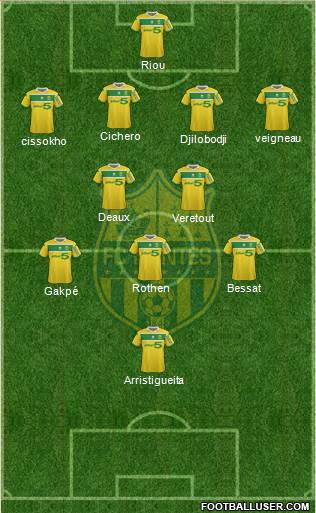 FC Nantes Formation 2013