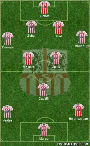 Athletic Club Ajaccien Football Formation 2013