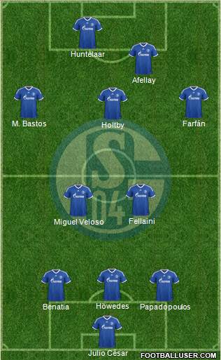 FC Schalke 04 Formation 2013