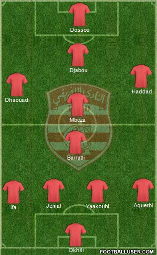 Club Africain Tunis Formation 2013