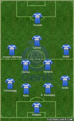 K Racing Club Genk Formation 2013