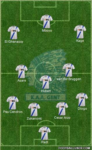 KAA Gent Formation 2013