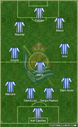 Real Sociedad C.F. B Formation 2013