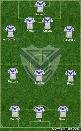 Vélez Sarsfield Formation 2013