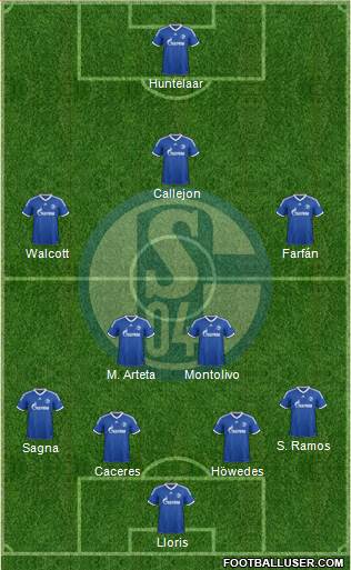 FC Schalke 04 Formation 2013