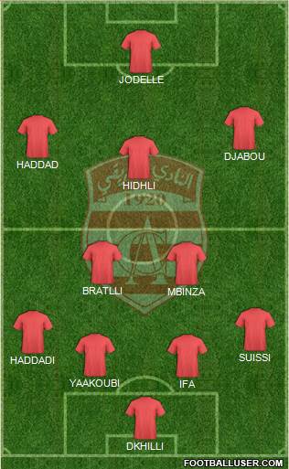 Club Africain Tunis Formation 2013