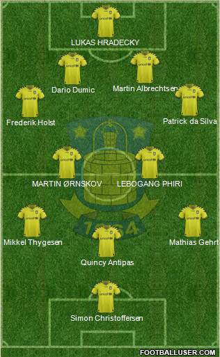 Brøndbyernes Idrætsforening Formation 2013