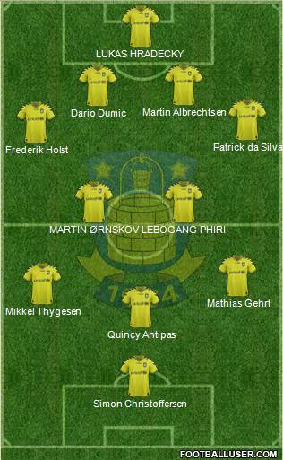 Brøndbyernes Idrætsforening Formation 2013