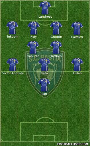 Sporting Club Bastia Formation 2013