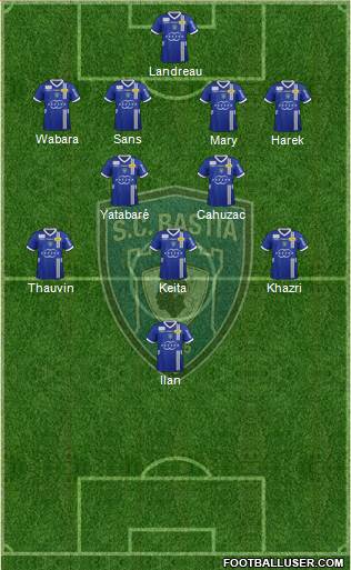 Sporting Club Bastia Formation 2013