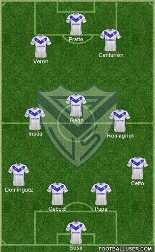 Vélez Sarsfield Formation 2013