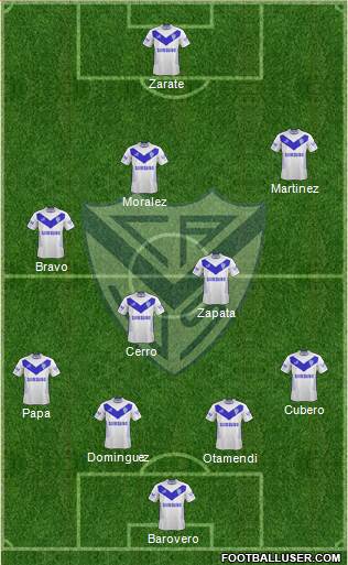 Vélez Sarsfield Formation 2013