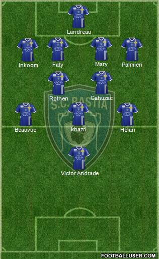 Sporting Club Bastia Formation 2013